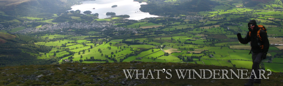 View of Windermere from a mountaintop